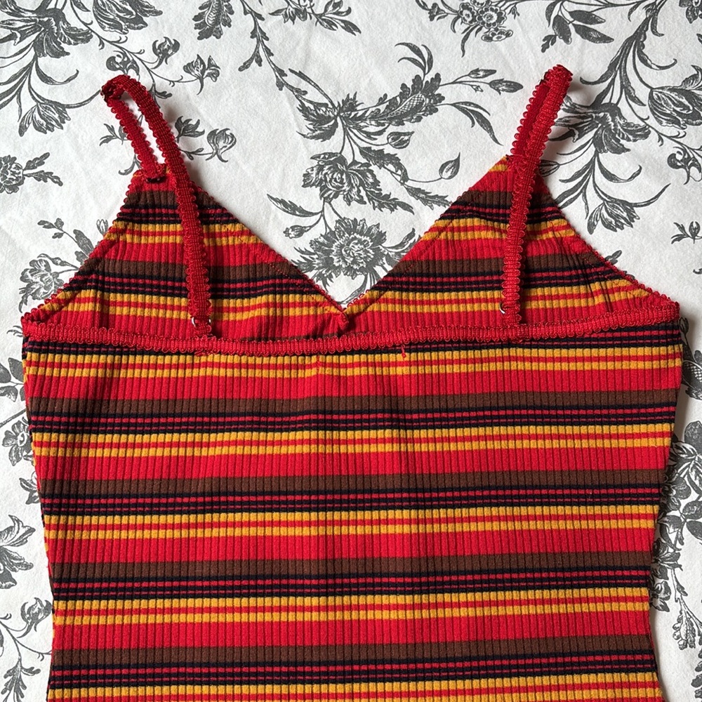 {NWOT} Wild Honey Striped Ribbed Bodysuit - Picture 6 of 10